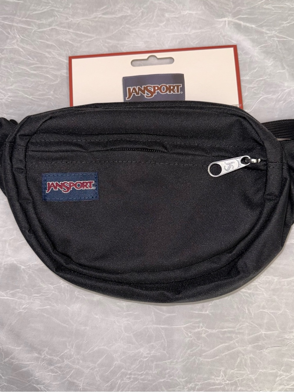 JanSport Fifth Avenue Fanny Pack Black Waist Bag NWT JS00TAN1008
